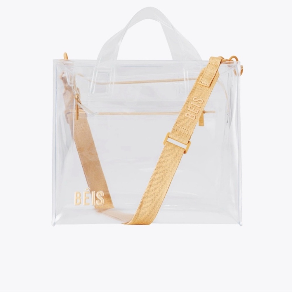 NWT BÉIS Stadium Tote - Clear